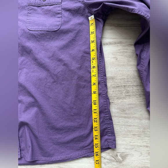 Cabela’s Women’s Button Down Purple Long Sleeve Shirt XL - Picture 9 of 9